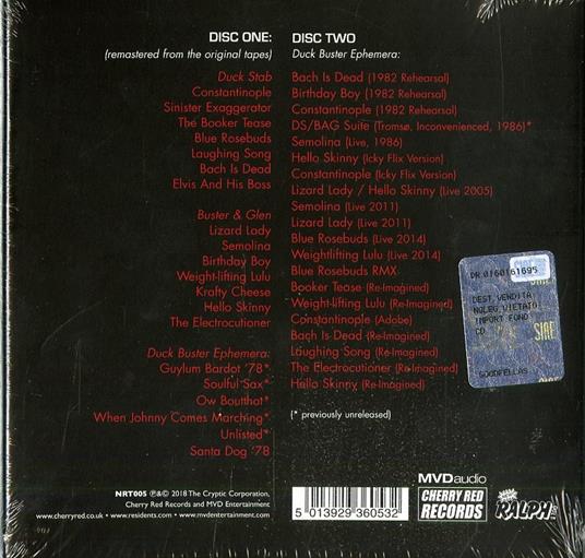 Duck Stab - Buster & Glen (Preserved Edition) - CD Audio di Residents - 3