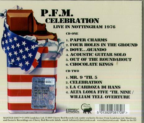 Celebration - CD Audio di Premiata Forneria Marconi - 2