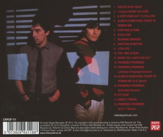 Burning Bridges (Special Edition) - CD Audio di Naked Eyes - 2