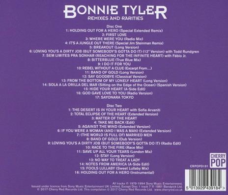 Remixes and Rarities - CD Audio di Bonnie Tyler - 2