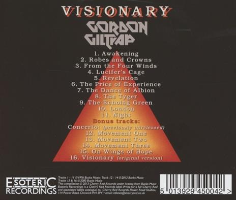 Visionary - CD Audio di Gordon Giltrap - 2