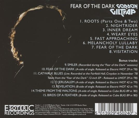 Fear of the Dark - CD Audio di Gordon Giltrap - 2