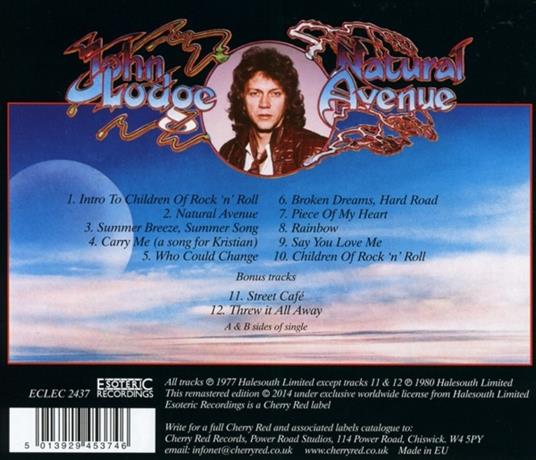 Natural Avenue - CD Audio di John Lodge - 2
