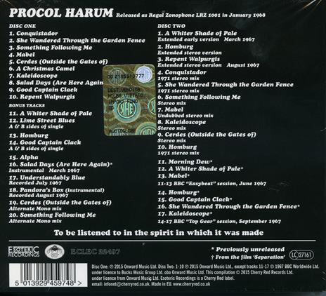 Procol Harum (Digipack) - CD Audio di Procol Harum - 2