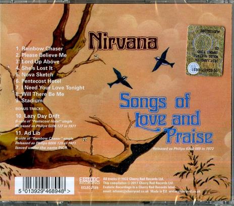Songs of Love and Praise - CD Audio di Nirvana - 2
