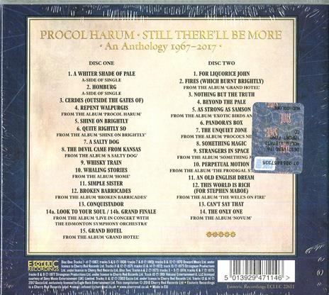 Still There'll Be More. An Anthology 1967-2017 (Digipack Limited Edition) - CD Audio di Procol Harum - 2
