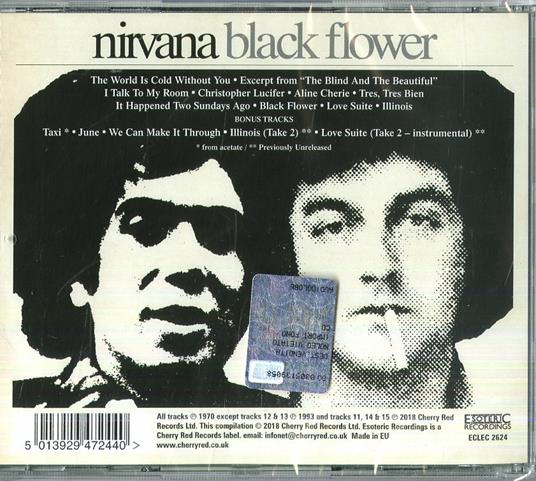 Black Flower ( + Bonus Track) - CD Audio di Nirvana (UK) - 2