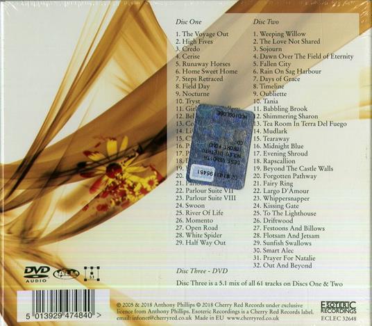 Field Day - CD Audio + DVD Audio di Anthony Phillips - 2