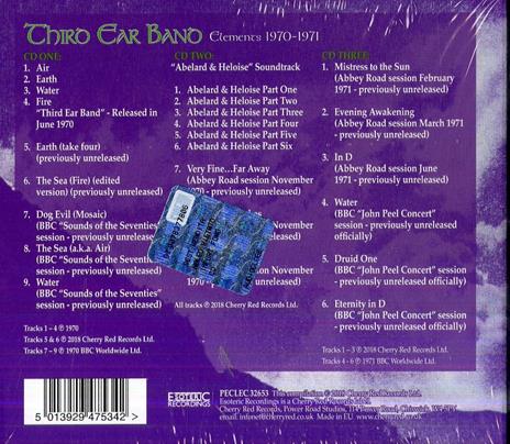 Elements 1970-1971 - CD Audio di Third Ear Band - 2