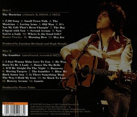 Musician - The Gambler - CD Audio di Tim Rose - 2