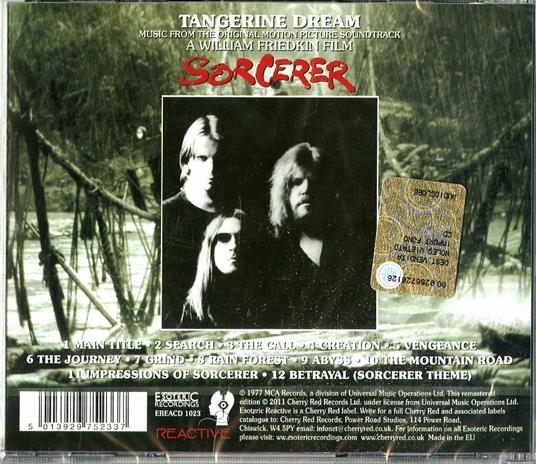 Sorcerer (Colonna sonora) - CD Audio di Tangerine Dream - 2