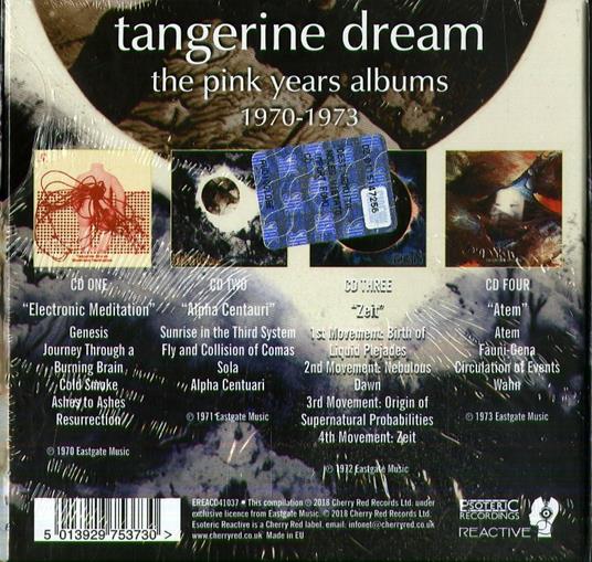 The Pink Years Albums 1970-1973 - CD Audio di Tangerine Dream - 2