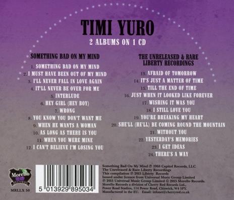 Something Bad - CD Audio di Timi Yuro - 2