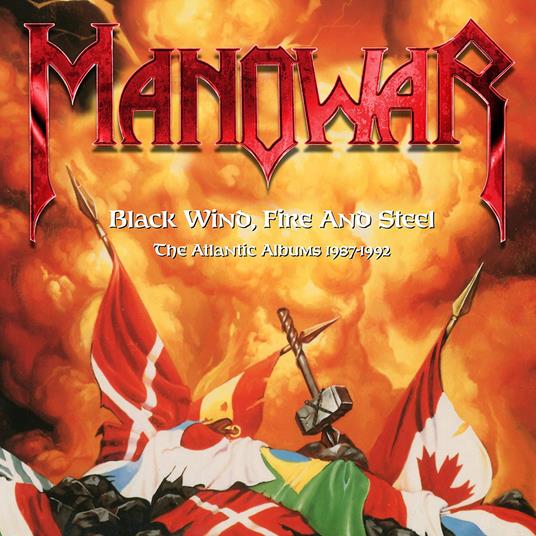 Black Wind, Fire and Steel. The Atlantic Albums 1987-1992 - CD Audio di Manowar
