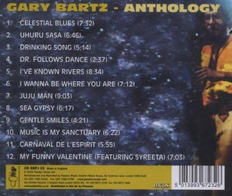 Anthology - CD Audio di Gary Bartz - 2