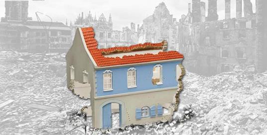 Ristorante Ceco. Resin Ruined Building