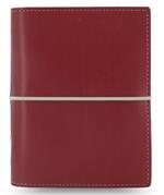 Filofax Domino Pocket organizzatore personale Ecopelle, Camoscio Rosso