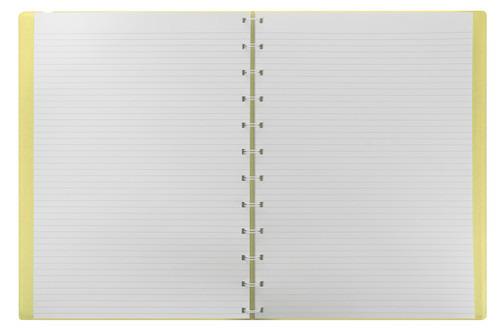 Taccuino Notebook ad anelli A4 Filofax Giallo - 2