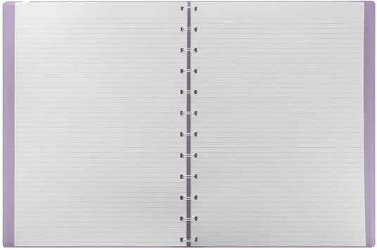 Taccuino Notebook ad anelli A4 Filofax Lilla - 3