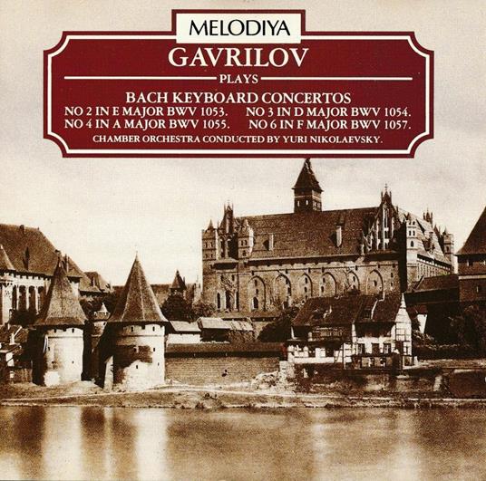 Keyboard Concertos - CD Audio di Johann Sebastian Bach,Andrei Gavrilov