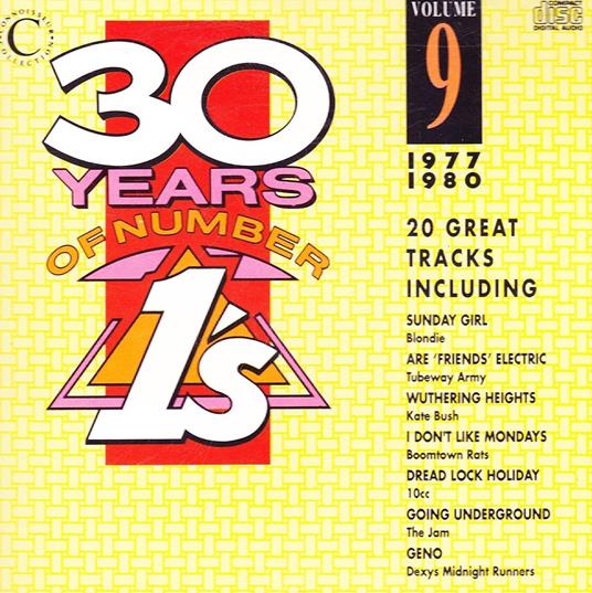 30 Years Of Number Ones 9 (1977-1980) - CD Audio