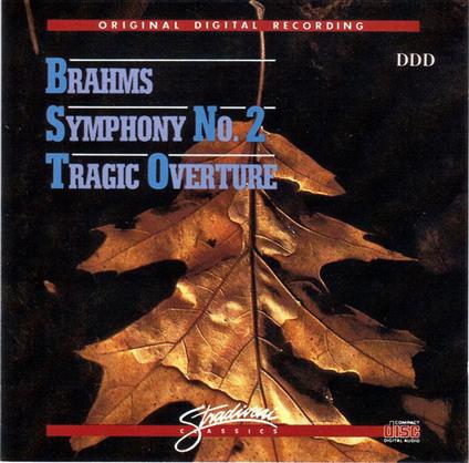 Symphony No. 2 Op. 73 - Tragic Overture - CD Audio di Johannes Brahms