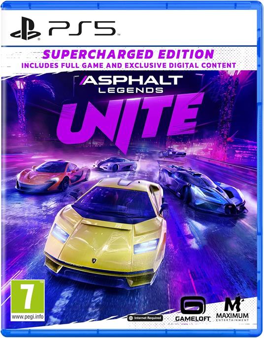 Asphalt: Legends Unite Supercharged Edition - PS5 Playstation 5 Racing EU Con Italiano