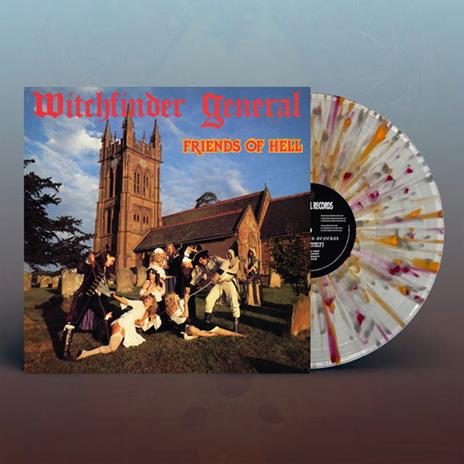 Friends Of Hell (Clear and Red-Orange-White Splatter Edition) - Vinile LP di Witchfinder General - 2