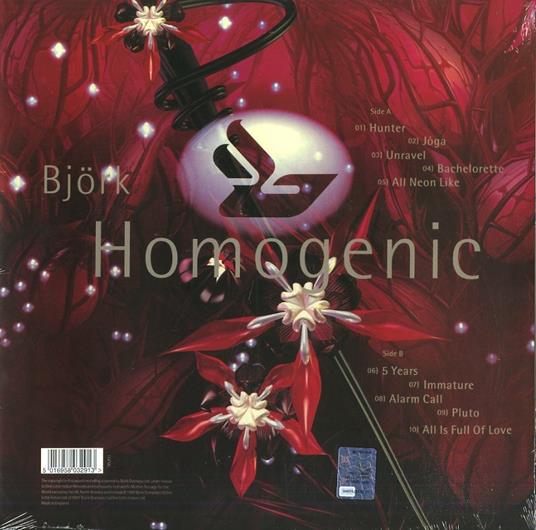 Homogenic - Vinile LP di Björk - 2