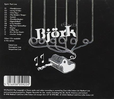 Post Live - CD Audio di Björk - 2