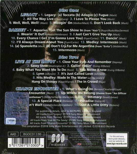 Legacy Ramsey Chance Encounter Live at the Savoy - CD Audio di Ramsey Lewis - 2
