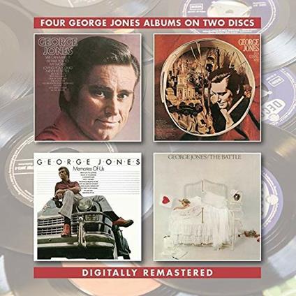 Four George Jones Albums on Two Discs - CD Audio di George Jones