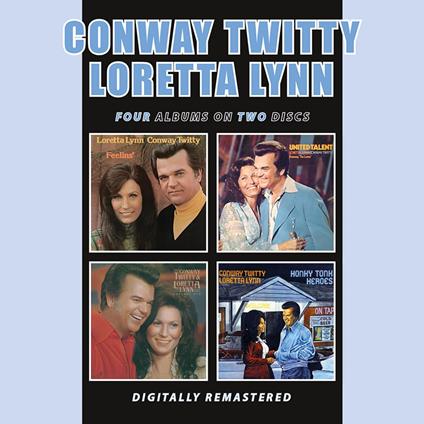 Feelins - United Talent- Dynamic Duo-Honky Tonk Heroes - CD Audio di Loretta Lynn,Conway Twitty