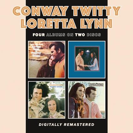 We Only Make Believe-Lead Me On -Louisiana Woman-Mississippi Man-Country Partners - CD Audio di Loretta Lynn,Conway Twitty