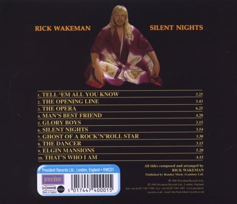 Silent Nights - CD Audio di Rick Wakeman - 2
