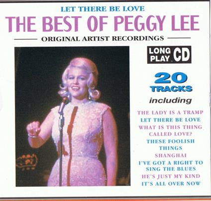 The Best of Peggy Lee - CD Audio di Peggy Lee