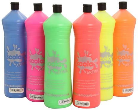 Set di flaconi di pittura fluorescente  6 x 600 ml - 3