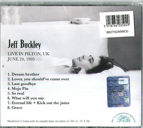 Live in Pilton Uk June 24 1995 - CD Audio di Jeff Buckley - 2