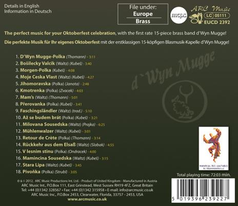 Oktoberfest - CD Audio di D'wyn Mugge - 2