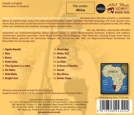My Africa - CD Audio di Elemotho - 2
