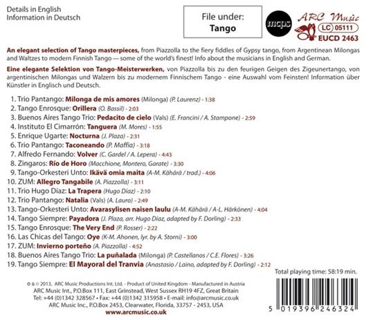 The Very Best of Tango Argentino - CD Audio - 2
