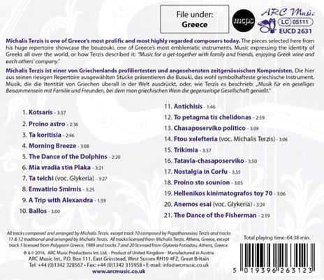 Art of the Greek Bouzouki - CD Audio di Michalis Terzis - 2