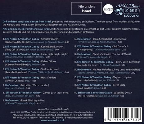 Dances from Israel - CD Audio di Effi Netzer,HaGevatron,Yonathan Gabay - 2