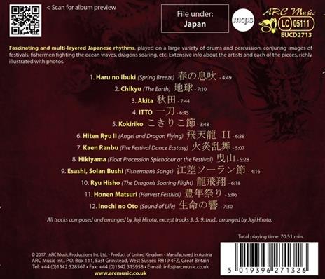 Japanese Taiko - CD Audio di Joji Hirota - 2
