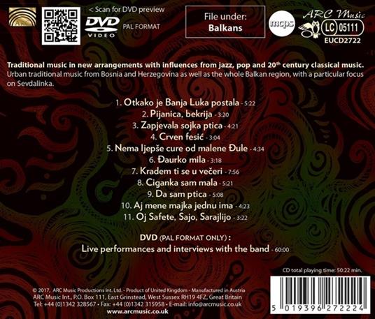 Live in Mostar - CD Audio + DVD di Divanhana - 2