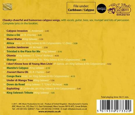 Calypso Invasion - CD Audio di King Selewa - 2
