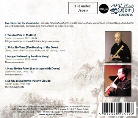 Masters of the Shakuhachi - CD Audio di Richard Stagg,Hidekazu Katoh - 2