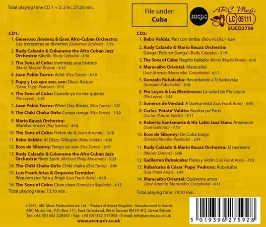Legends of Cuba - CD Audio - 2