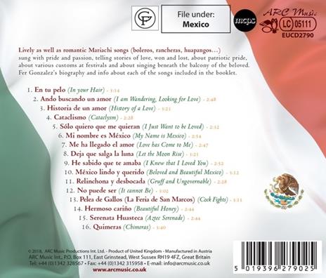Mariachi. Mi nombre es Mexico - CD Audio di Fer Gonzalez - 2