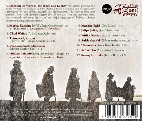 A Cry for Revolution. Earth Healing Music from Bolivia - CD Audio di Los Ruphay - 2
